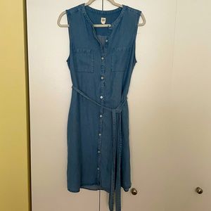 Gap Denim Sleeveless Dress